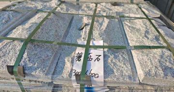 葫芦岛芝麻白蘑菇石，自然面