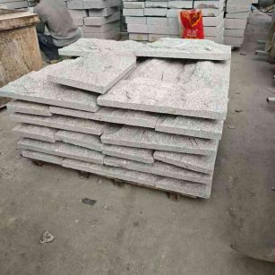 葫芦岛芝麻白蘑菇石，自然面