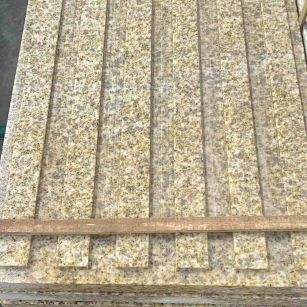 葫芦岛黄金麻盲道 石材盲道