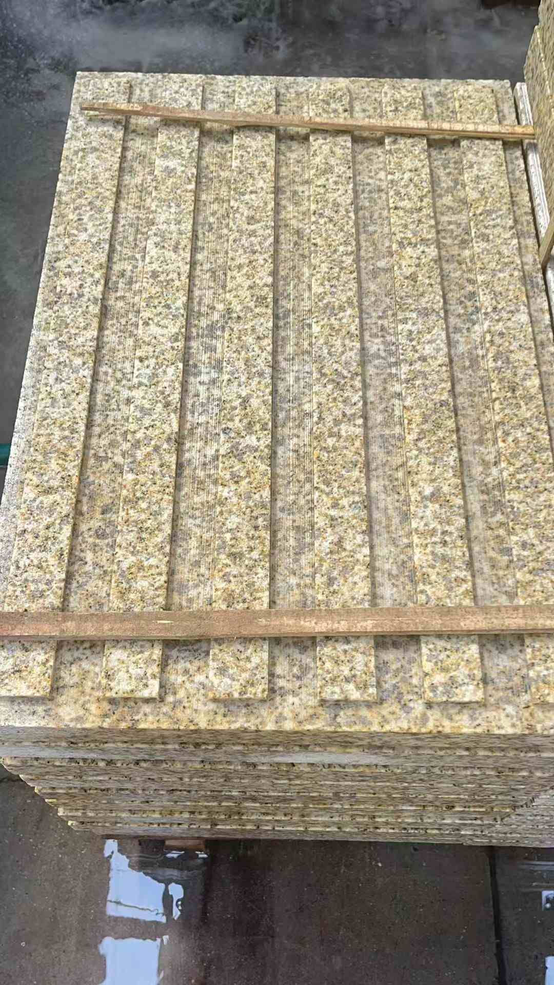 葫芦岛黄金麻盲道 石材盲道
