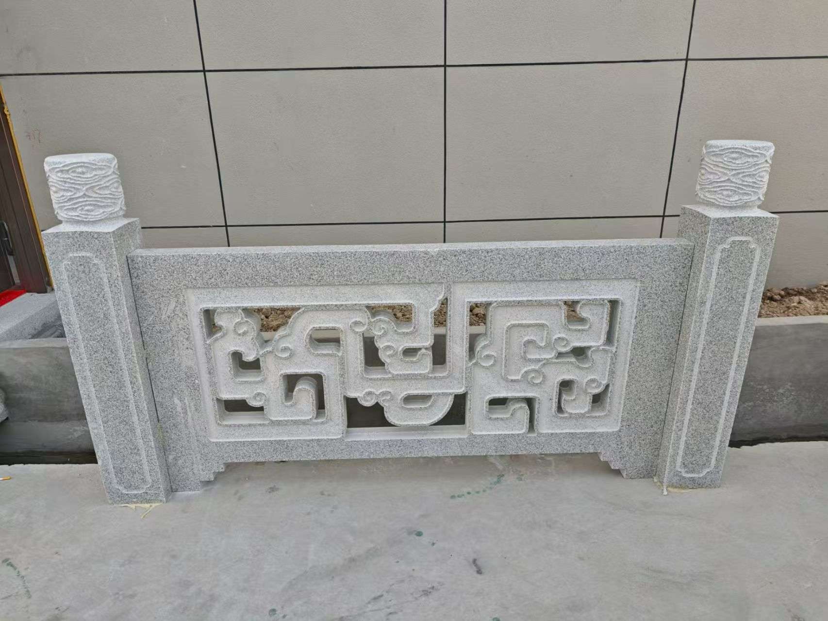 葫芦岛芝麻白河道栏杆 桥栏杆