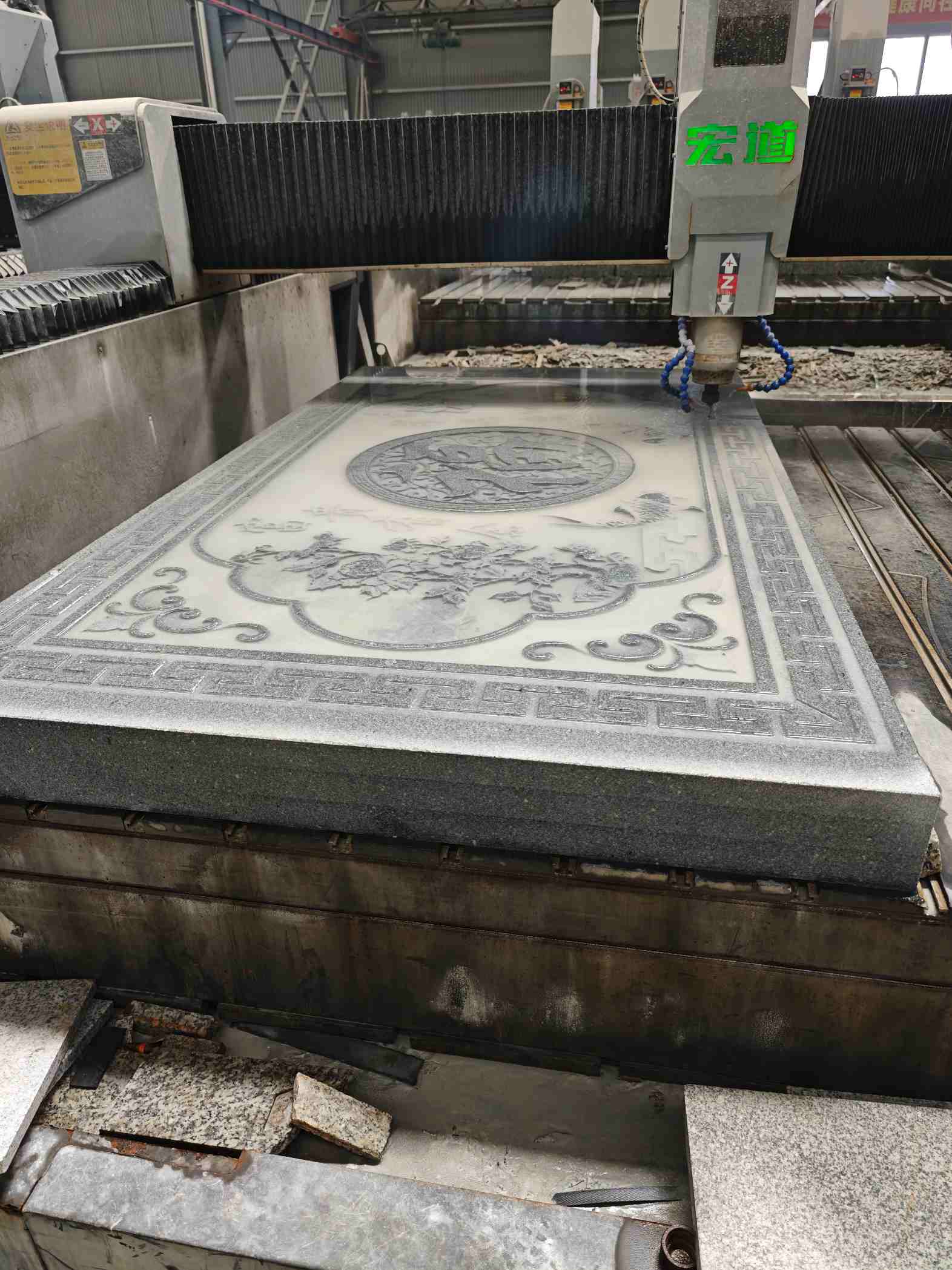 葫芦岛芝麻灰雕刻版异形雕刻异形定制